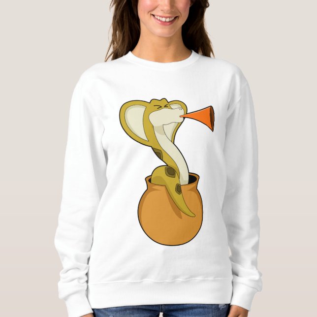 Sudadera Música de trompeta de serpiente (Anverso)