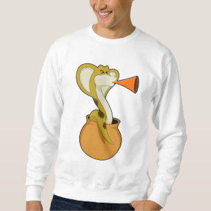 Sudadera Música de trompeta de serpiente