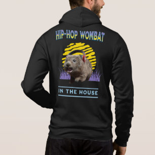 Sudadera Música de wombat de Hip Hop divertida Humor