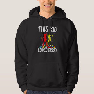 Sudadera Música Disco Fría Para Niños Chicos 70s 80s Discot