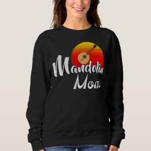 Sudadera Música divertida de la vieja madre de Mandolin Ret