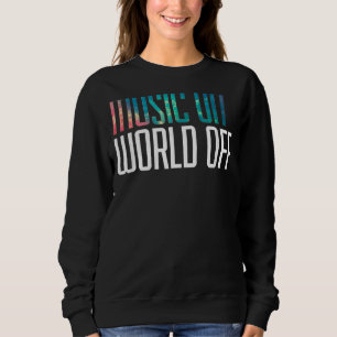 Sudadera Música En El Mundo De Ideas Música Djs Músicos