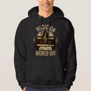 Sudadera Música En El Mundo Del Artista De Música 2DJ Lover