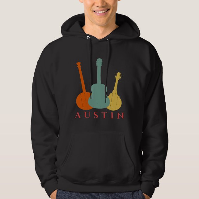 Sudadera Música en problemas de Austin Texas (Anverso)