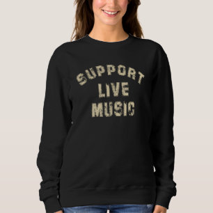 Sudadera Música en vivo, música de músicos concertistas L