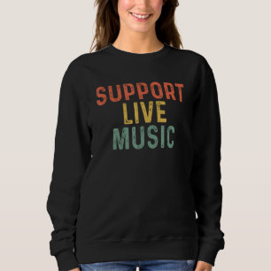 Sudadera Música en vivo, música de músicos concertistas L