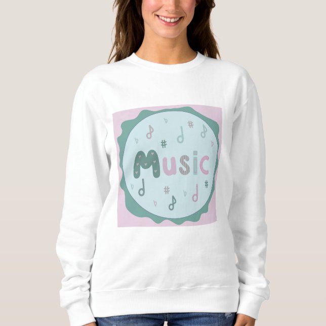 Sudadera música feliz (Anverso)