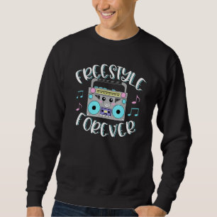Sudadera Música Freestyle Boombox Música de Baile Retro