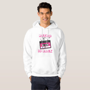 Sudadera Música Groovy de la cinta Cassette Retro 80
