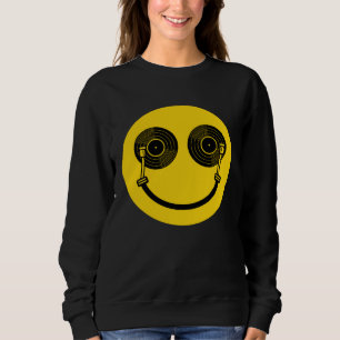 Sudadera Música House Música de Baile DJ Tocar Plato Girato
