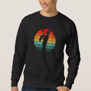 Sudadera Música Jazz Retro Saxofón Vintage Estilo Años 70 A
