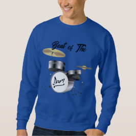 Sudadera Música Mashup Beat of the Drum blue sweatshirt