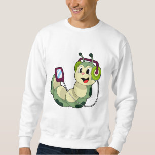 Sudadera Música para auriculares en oruga