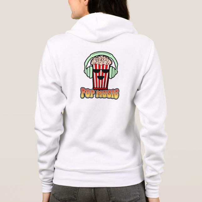 Sudadera Música pop (Reverso)