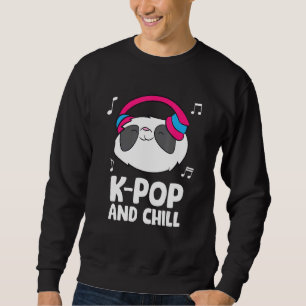 Sudadera Música Pop K Y Música Coreana Chill Panda