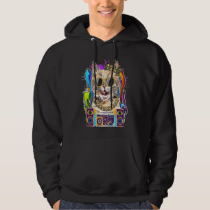 Sudadera Música Rap de los 90 Hip Hop Gato Munchkin
