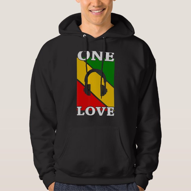 Sudadera Música Reggae (Anverso)
