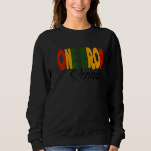 Sudadera Música Reggae Retro One Drop Raíces y Cultura Jama