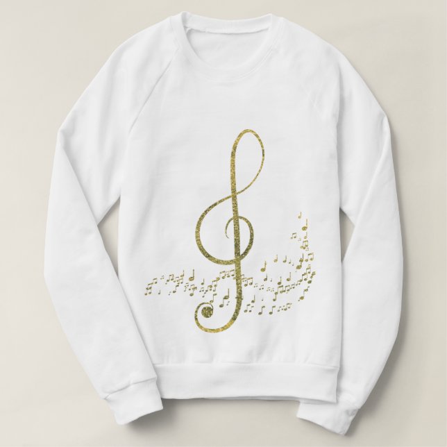Sudadera Música trémula del oro (Diseño del anverso)