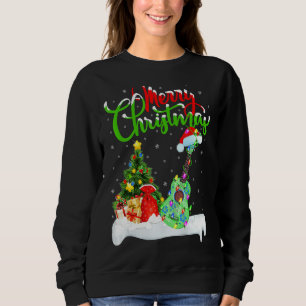 Sudadera Música ucraniana navidad iluminando Santa Ukulele