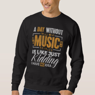 Sudadera Música un día sin escuela de profesores de música