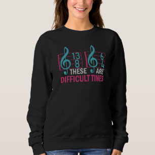 Sudadera Musical Estos Son Tiempos Difíciles Música Juego