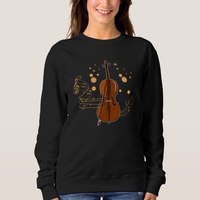 Sudadera Musical Instrument Violin for Instrumentalists (Anverso)