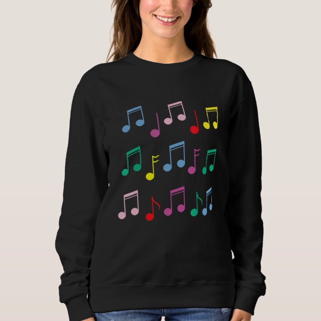 Sudadera Musical Note Melody Tone Composer Musician Music (Anverso)