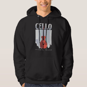 Sudadera Músico Cello Music Cellist Cello Player Ortors