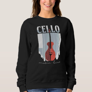 Sudadera Músico Cello Music Cellist Cello Player Ortors