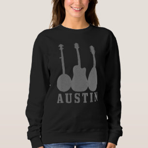Sudadera Músico de guitarra de Austin Texas Música country