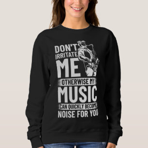 Sudadera Músico de Jazz de jugador de instrumentos musicale