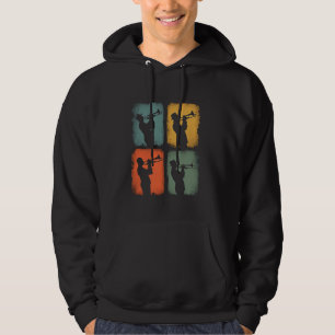 Sudadera músico de jazz retro