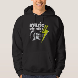 Sudadera Músico de Music Lover cita a la educación musical
