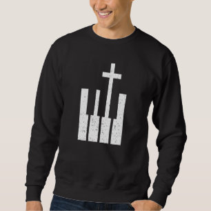 Sudadera músico de religión de piano