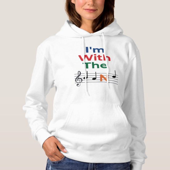 Sudadera músico, pianista, música, música, piano, música (Anverso)