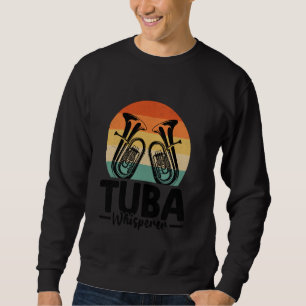 Sudadera Músico Susurrador de Tuba Tubaista Tuboísta Tocado