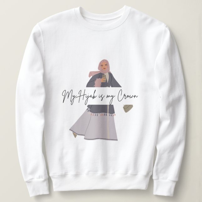 Sudadera musulmana hijabi (Anverso del diseño)