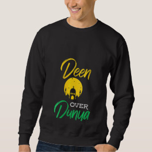 Sudadera Musulmanes Musulmanes Deen Over Dunya Allah Belie