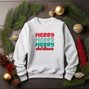 Sudadera Muy Feliz Navidad Letras Negrita