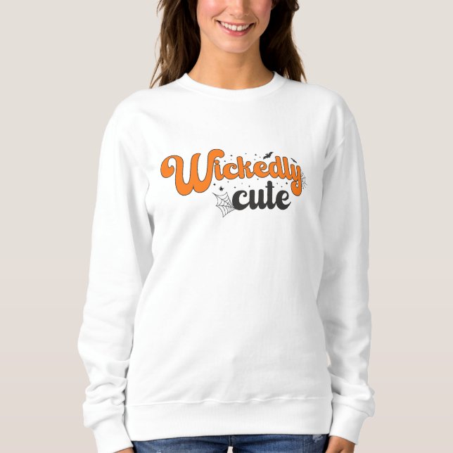 Sudadera Muy lindo - patrón para la mágica noche de Hallowe (Anverso)
