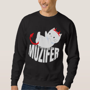 Sudadera Muzifer I Cat Kitten Lucifer Devil Little Devil Lu