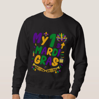 Sudadera My 1st Mardi Gras Outfit 1st Mardi Gras Party