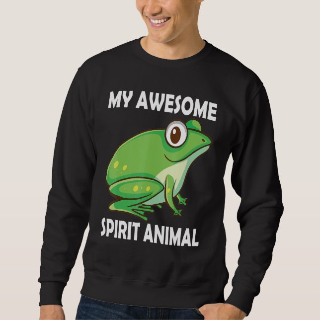 Sudadera My Awesome Spirit Animal Frogs  Frog Costume Amphi (Anverso)