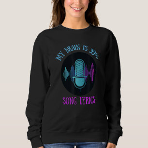 Sudadera My Brain Is 99 Song Lyrics - Músico