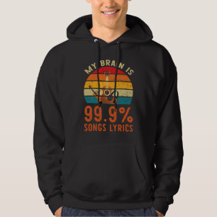 Sudadera My Brain Is 99 Song Lyrics Singer