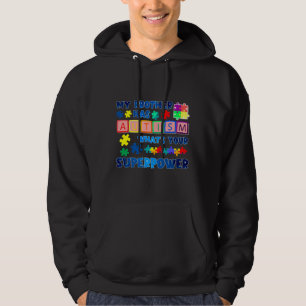 Sudadera My Brother Has Autism Whats Your Superpower Autism