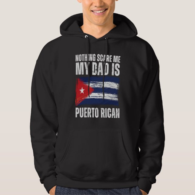 Sudadera My Dad is Puerto Rican Puerto Rico Pride Flag Heri (Anverso)