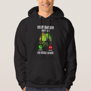 Sudadera My Excavator Call An Excavator Driver Excavator Gu