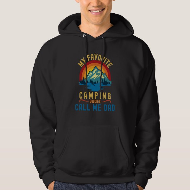 Sudadera My Favorite Camping Buddies Call Me Dad Camping Da (Anverso)
